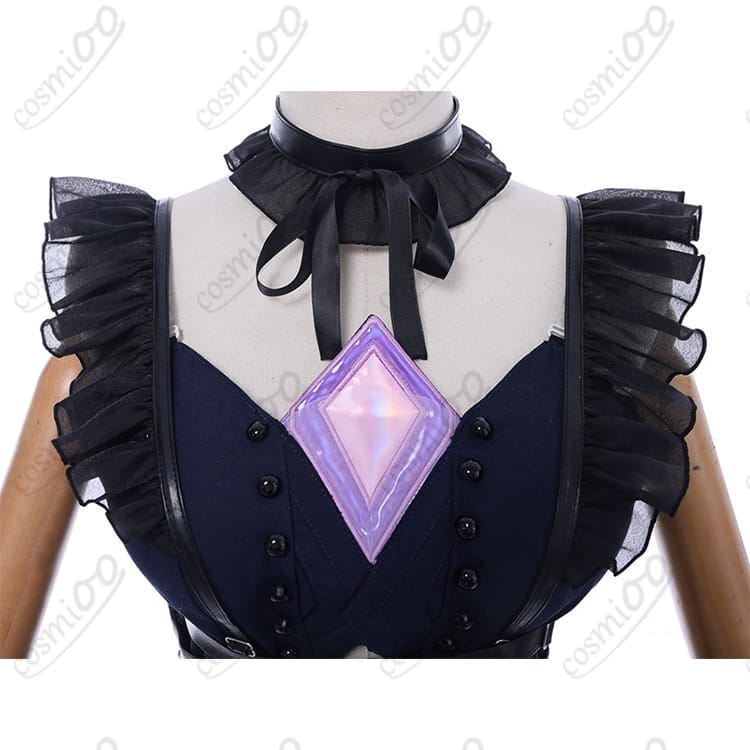 ホロライブEN 古石ビジュー 厨二病コスプレ衣装｜ゴシック×宝石モチーフ 高品質 - 5枚目の画像