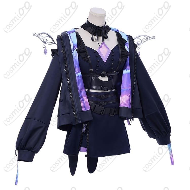 ホロライブEN 古石ビジュー 厨二病コスプレ衣装｜ゴシック×宝石モチーフ 高品質 - 1枚目の画像