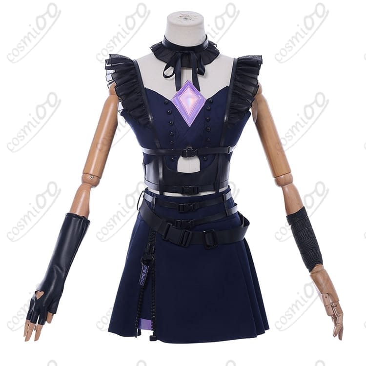 ホロライブEN 古石ビジュー 厨二病コスプレ衣装｜ゴシック×宝石モチーフ 高品質 - 3枚目の画像