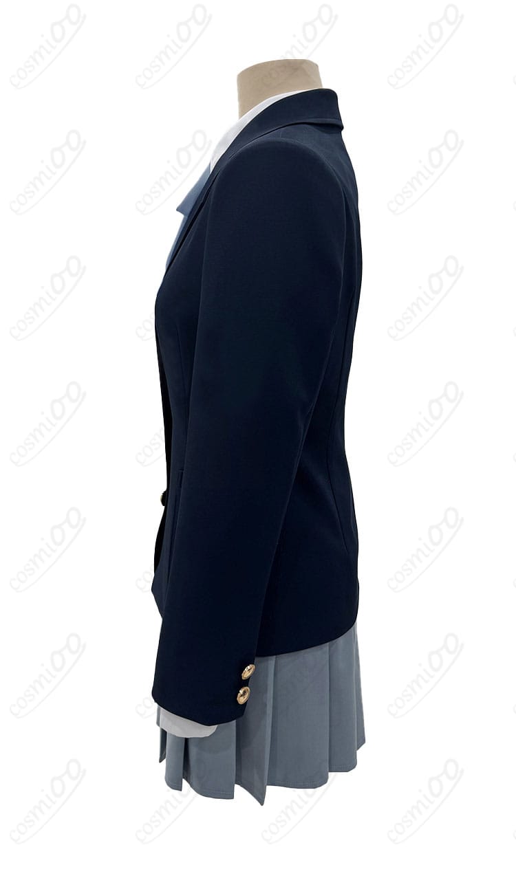 けいおん! 桜が丘高校 制服 左袖部分のコスプレ衣装ディテール
