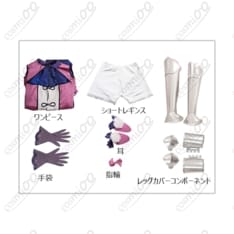 デート・ア・ライブ 星宮六喰 コスプレ衣装 天体モチーフ白ドレス - 6枚目の画像（サムネイル）