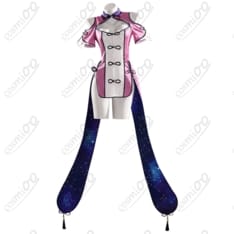 デート・ア・ライブ 星宮六喰 コスプレ衣装 天体モチーフ白ドレス - 1枚目の画像（サムネイル）