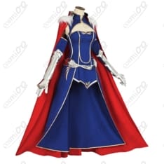 FGO セイバー コスプレ衣装 青ドレス＋銀甲冑 ハイレプリカ - 2枚目の画像（サムネイル）