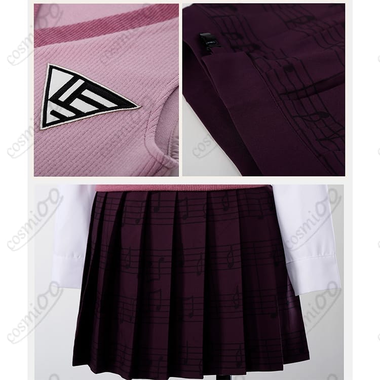 ニューダンガンロンパV3 赤松楓 コスプレ衣装｜高品質・学園制服・初期衣装 - 4枚目の画像