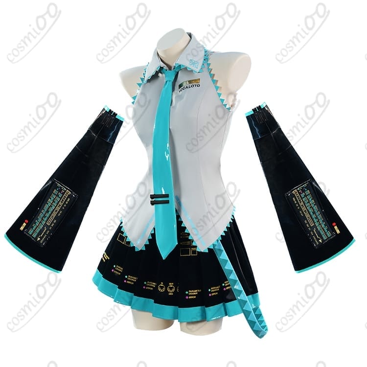 初音ミクV2コスプレ衣装｜KEI箱絵準拠・高品質フルセット・通気快適 - 3枚目の画像