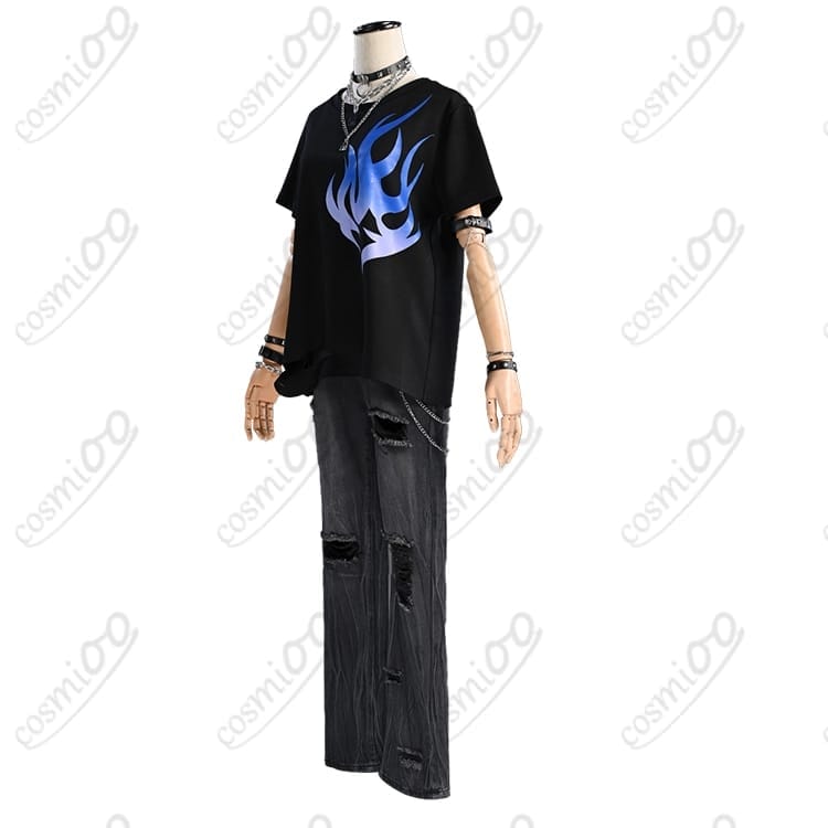 プロセカ 東雲彰人 コスプレ衣装｜VBS風 高再現ストリートセット - 2枚目の画像