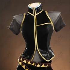 巡音ルカ コスプレ衣装｜高再現フルセット 大人クールなブラック×ゴールド - 5枚目の画像（サムネイル）