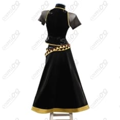 巡音ルカ コスプレ衣装｜高再現フルセット 大人クールなブラック×ゴールド - 3枚目の画像（サムネイル）