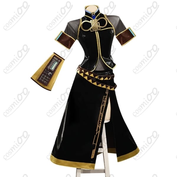 巡音ルカ コスプレ衣装｜高再現フルセット 大人クールなブラック×ゴールド