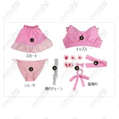 FFVIIリバース エアリス ピンキーマーメイド水着高品質・清楚可憐コスプレ衣装 - 5枚目の画像（サムネイル）