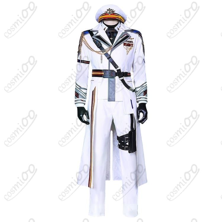 恋と深空 マヒル 白軍服コスプレ 高再現 フルセット 凛と清楚な軍服スタイル - 1枚目の画像