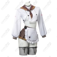 勝利の女神：NIKKE ブレッディ コスプレ衣装 高再現 トップス＋エプロン - 2枚目の画像（サムネイル）