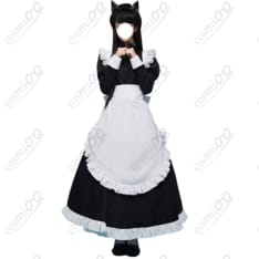 古見硝子メイド服コスプレ衣装｜清楚可憐な文化祭バージョン高品質フルセット