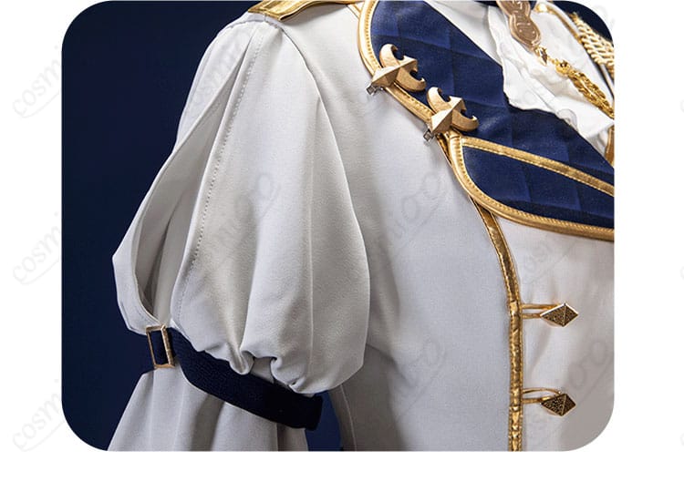 草薙寧々 コスプレ衣装 フィエ・シュヴァリエ 肩袖部分の装飾詳細。ディテールが際立つデザイン！
