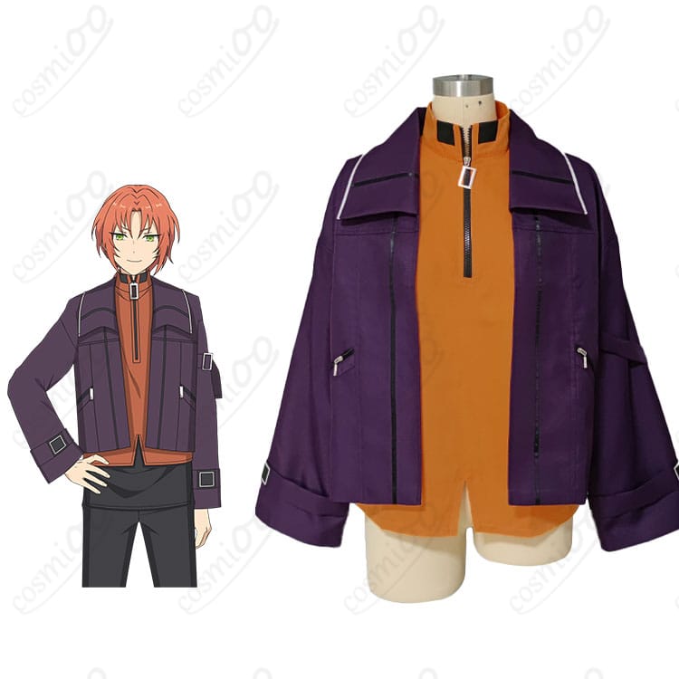 あんさんぶるスターズ！月永レオの秋〜冬私服コスプレ衣装とキャラクターの再現。高い再現度でキャラクターの雰囲気を楽しめます。