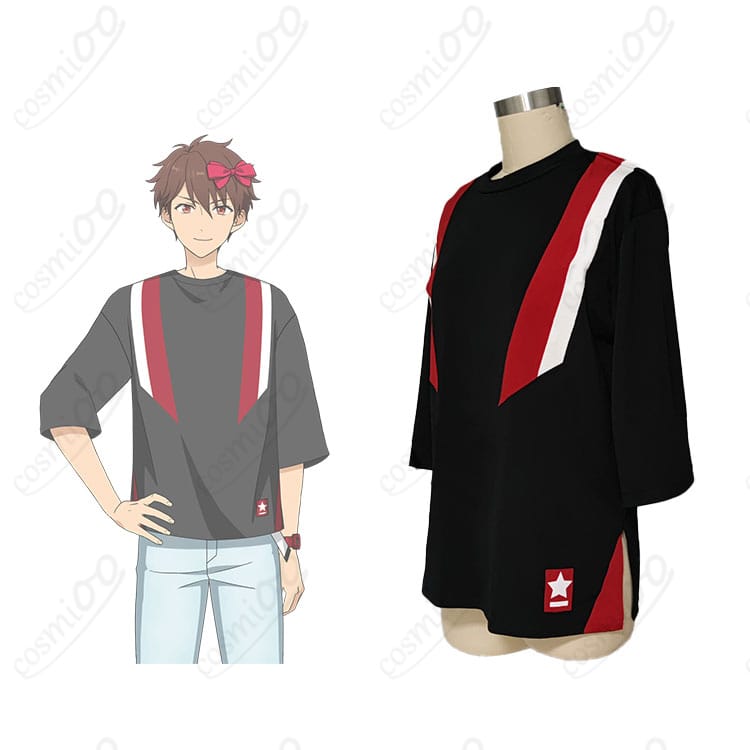 守沢千秋の春～夏私服コスプレ衣装とキャラクターの再現画像。あんさんぶるスターズ！のファン必見！コスプレ衣装の高い再現度を確認しよう。