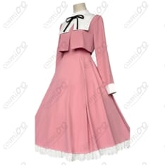 カードキャプターさくら 大道寺知世 コスプレ衣装｜上品ピンクの私服風ワンピース - 4枚目の画像（サムネイル）