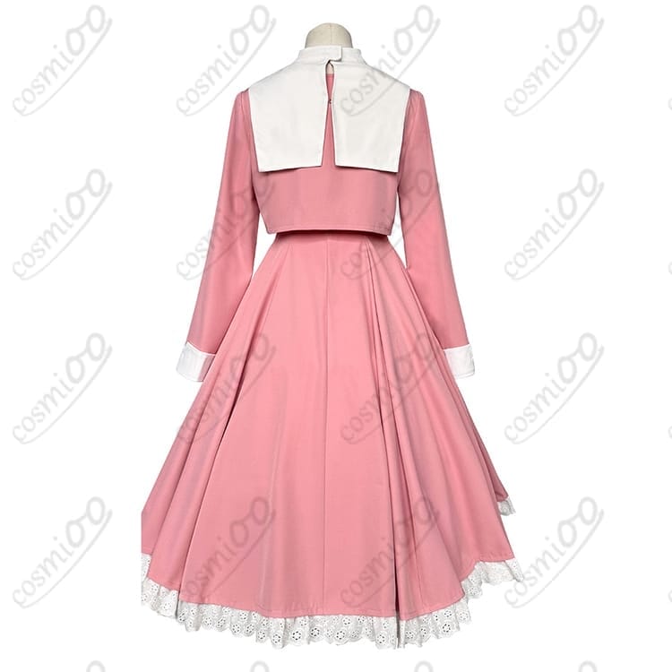 カードキャプターさくら 大道寺知世 コスプレ衣装｜上品ピンクの私服風ワンピース - 2枚目の画像