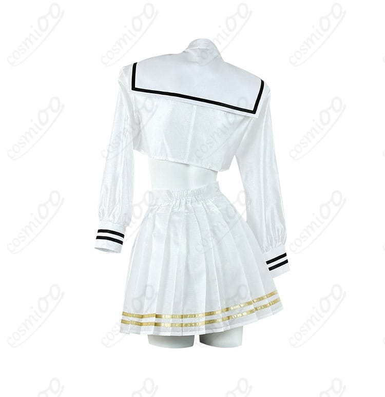商品背面画像：アズールレーン ジェーナス コスプレ衣装の背面画像。美しい背中のデザインが際立つ。