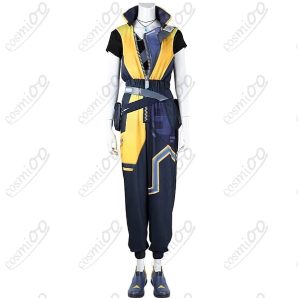 VALORANT セージ コスプレ衣装 高再現 初期衣装 ジャンプスーツ＋耳飾り