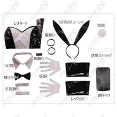 初音ミク バニーVer. コスプレ衣装｜光沢スーツ・網タイツ付・高品質 - 5枚目の画像（サムネイル）