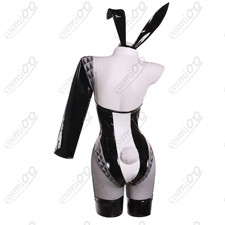 初音ミク バニーVer. コスプレ衣装｜光沢スーツ・網タイツ付・高品質 - 4枚目の画像