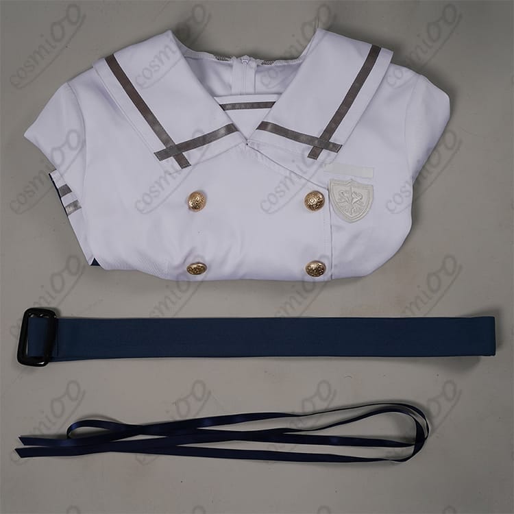 バンドリ！月ノ森女子学園 夏服コスプレ衣装｜清楚で上品なお嬢様風デザイン - 6枚目の画像