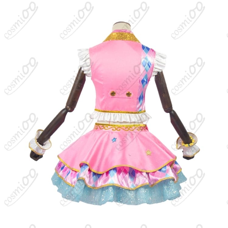 アイカツスターズ! 虹野ゆめ ピンクスターコーデ コスプレ衣装 高再現・快適 - 4枚目の画像