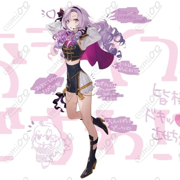 にじさんじ 壱百満天原サロメ 共通衣装コスプレ 高再現・上品フルセット