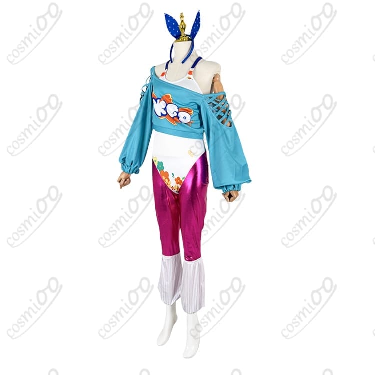 ホロライブ 小鳥遊キアラ 新衣装コスプレ｜光沢タイツ×カジュアル私服 高再現 - 2枚目の画像