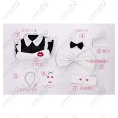 初音ミク ラビットホール メイド衣装 高再現 透け感シフォン・軽やかフリル - 5枚目の画像（サムネイル）