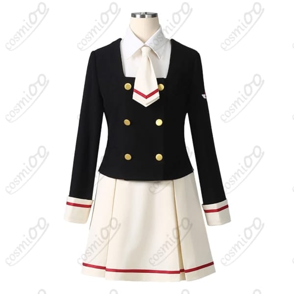 カードキャプターさくら 木之本桜 通学制服コスプレ 高品質・清楚な中学スタイル