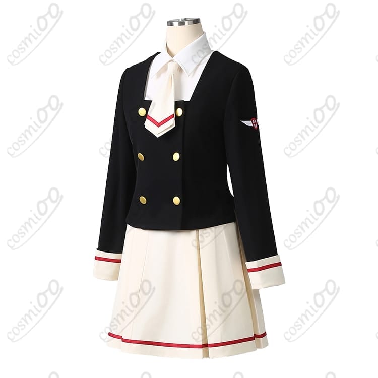カードキャプターさくら 木之本桜 通学制服コスプレ 高品質・清楚な中学スタイル - 2枚目の画像