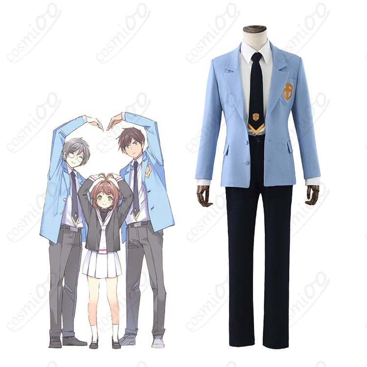 商品服装とキャラクター人物のコスプレ衣装の融合画像