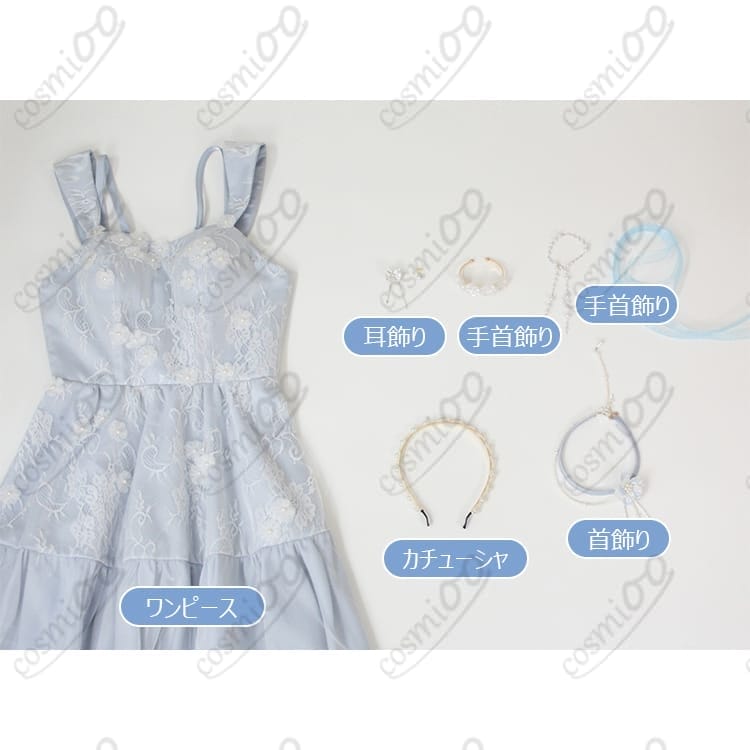 恋と深空主人公『春から花へ捧ぐ』コスプレ衣装高再現・フルセット清楚で可憐 - 5枚目の画像