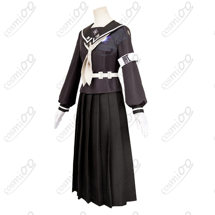 HUNDRED LINE 雫原比留子 コスプレ衣装 学園制服セット 高再現仕様 - 2枚目の画像