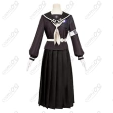 HUNDRED LINE 雫原比留子 コスプレ衣装 学園制服セット 高再現仕様