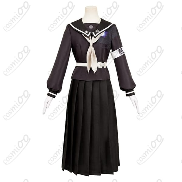 HUNDRED LINE 雫原比留子 コスプレ衣装 学園制服セット 高再現仕様