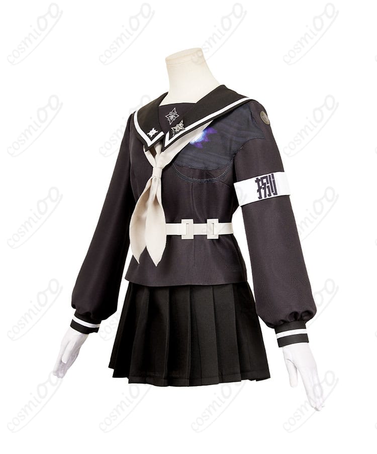 HUNDRED LINE 最終防衛学園 コスプレ衣装の右側【精緻なデザイン】