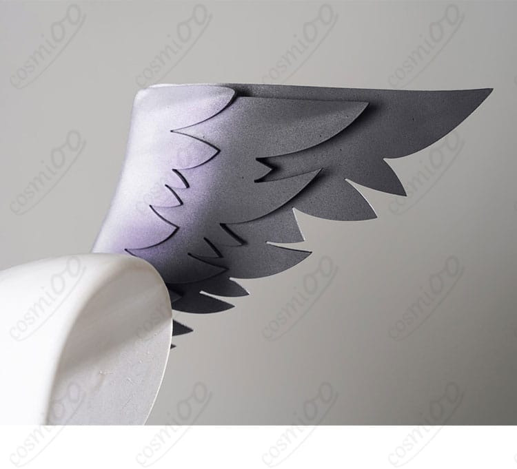 天音こなた・天音かなたの妹 コスプレ衣装の羽翼背飾り細部、精巧な作りでリアル感を演出