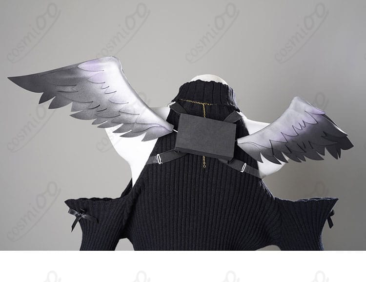 天音こなた・天音かなたの妹 コスプレ衣装の背飾り細部、ファンタジックで印象的なデザイン