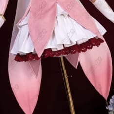 プリズマ☆イリヤ イリヤ 私服ワンピース＋アームカバー 高再現コスプレ衣装 - 4枚目の画像（サムネイル）