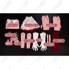 プリズマ☆イリヤ イリヤ 私服ワンピース＋アームカバー 高再現コスプレ衣装 - 5枚目の画像（サムネイル）