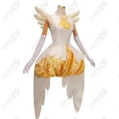 カードキャプターさくら 木之本桜 コスプレ 白×黄色バトル衣装 高再現・軽量素材 - 2枚目の画像（サムネイル）