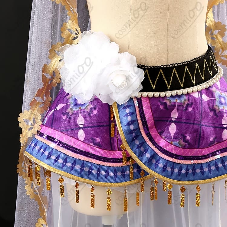ラブライブ！スクフェス 東條希『踊り子編』占い師×ベリーダンサー風コスプレ衣装 - 4枚目の画像