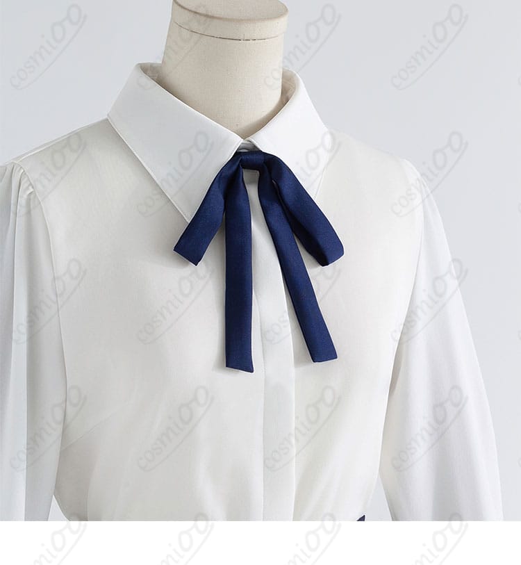 服の襟の装飾詳細画像｜セイバー コスプレ衣装 ポケット付き