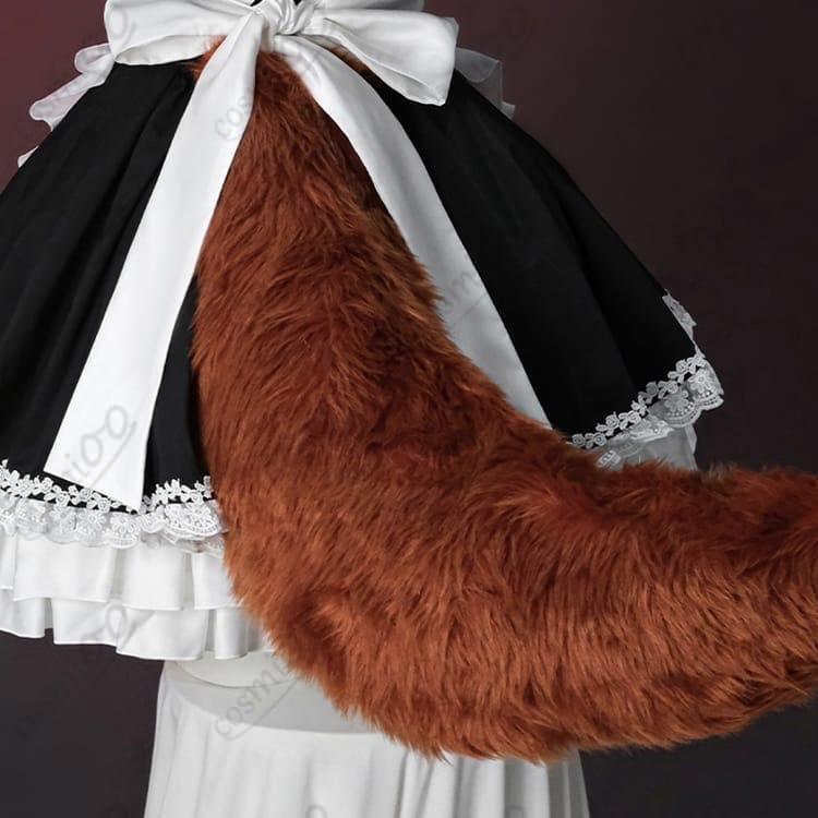 FGO タマモキャット 第二再臨メイド服｜耳・尻尾・肉球風グローブ付き高再現 - 4枚目の画像