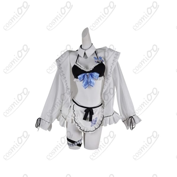 ホロライブ 兎田ぺこら 水着/メイド風コスプレ 高再現・フルセット・送料無料