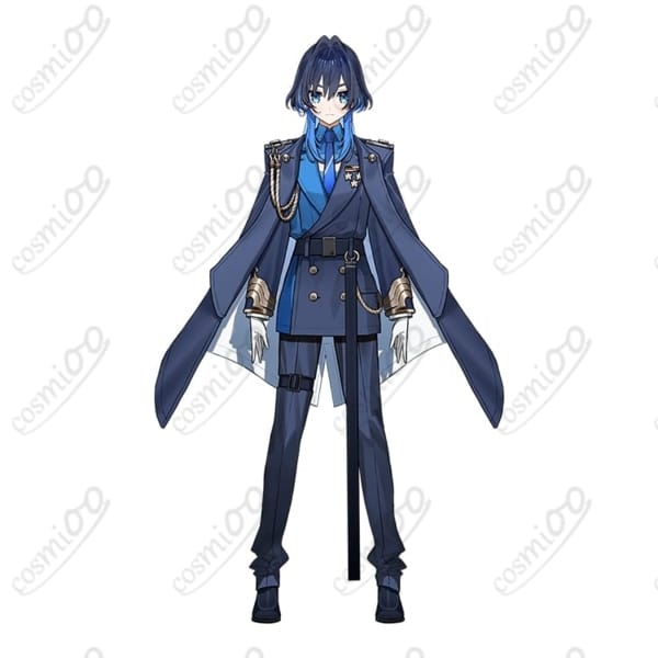 ホロライブEN「オーロ・クロニー」軍服風コスプレ｜非公式・時計モチーフ