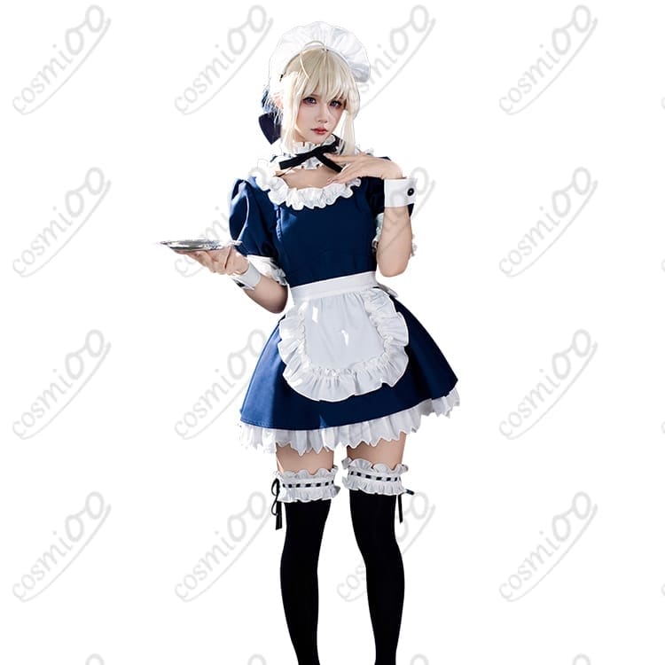 Fate/stay night セイバー メイド服コスプレ 高品質・清楚デザイン - 2枚目の画像